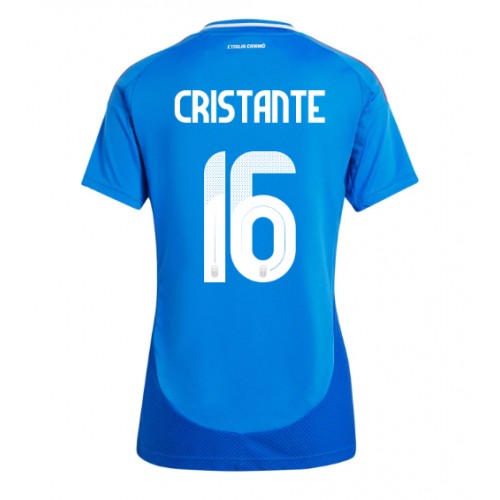 Fotballdrakt Dame Italia Bryan Cristante #16 Hjemmedrakt EM 2024 Kortermet